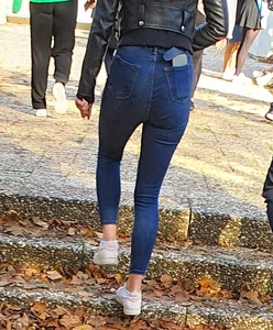 Blue Jeans Teen with brown hair