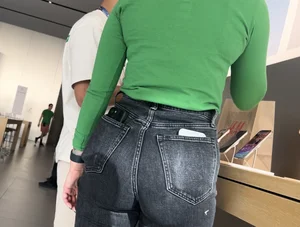 Apple Store genius with brilliant ass in tight jeans (OC)