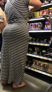 Beautiful Latina with amazing body in long dress