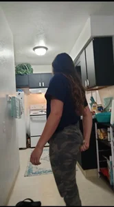 Hot Stocky Candid Girl in Camo Pants Home Creepshots Gallery