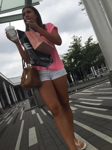 Girl in Mini Shorts Street Creepshots