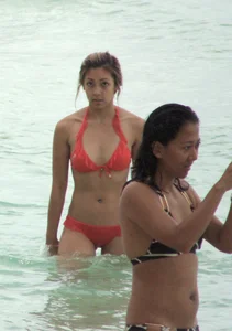 Candid beach and bikini babes