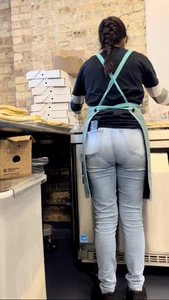 Latina vpl in blue jeans