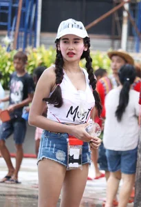 Water Festival girls in Thailand