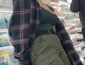 Teen with her fat TITS about to fall out!