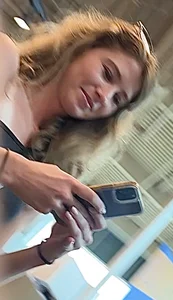 [OC] College Girl in Tight Booty Shorts Shows off her Juicy Ass