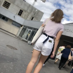 Hot legs and booty in shorts closeups