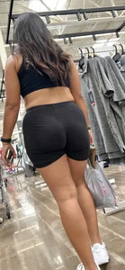 [OC] Hot Latina MILF Booty Walmart biker shorts + GIFs