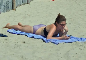 Candid beach girls