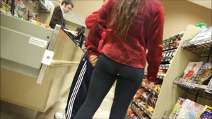 Forgot i had this, teen in line, black leggings, vpl