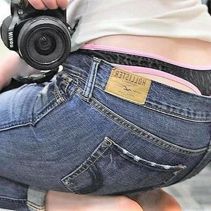 Bunch of girls with their thongs hanging out