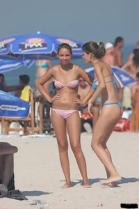 Sexy beach and bikini girls