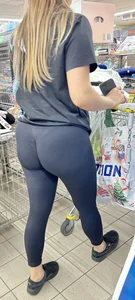 Black Leggings Blonde Milf Shop (Not OC)