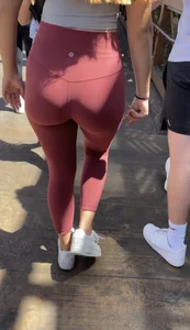 Must see! Nice Ass in red leggings   Not OC