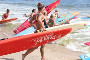 Bunch of sexy lifeguard tournament girls from 2013