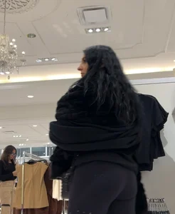 Hot milf in all black