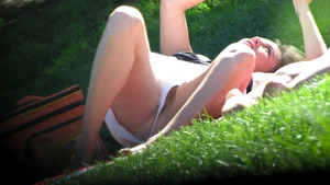 Bunch of sexy girls upskirted at parks showing their panties and asses