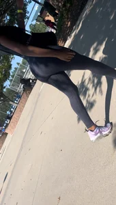 Dark ebony with fit and curvy body