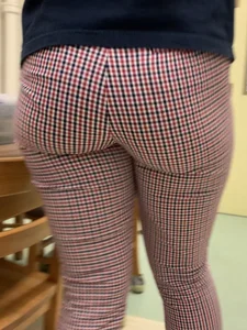 New pair of pants suffocate this teacher’s fatty