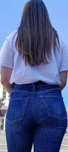 Sexy girl, jeans ass, wallpaper