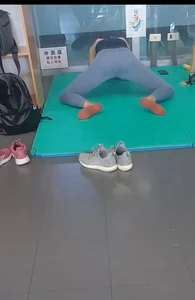 I can watch her stretch all day