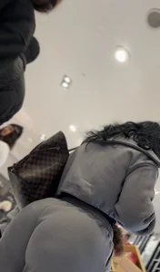 Fat ass in sweats!