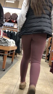 Teen out shopping
