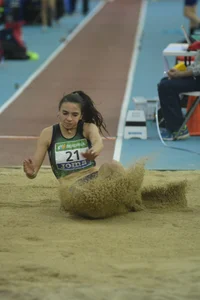 Candid track and field girls