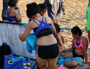 Thai candid volleyball girls