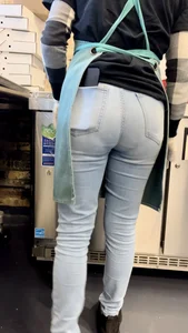 Latina vpl in blue jeans
