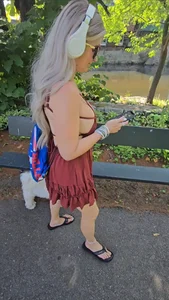 Stacked milf in red dress [OC]
