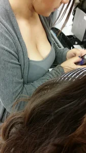 Young Girl’s Boobs Downblouse Closeup