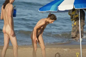 Nude beach and topless girls