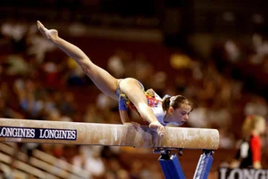 Candid gymnasts