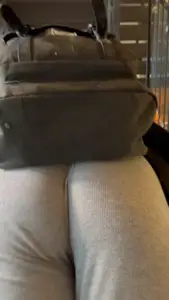 More Shots Of The Somewhat Jiggly College Girl In Loose Grey Sweats