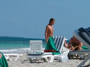 Nude beach and topless girls