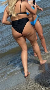 Standers on the beach