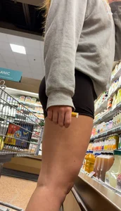 Fit college girl shows off her gains in thighs and