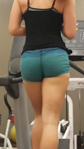 Beautiful ginger walking on treadmill OC!