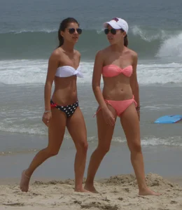 Candid beach and bikini babes