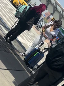 Airport Colombian big booty BBL pt2 (OC )