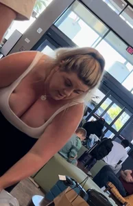 Heavier Milf Showing Off Her Massive Milkers