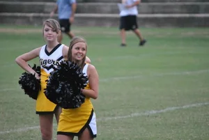Candid cheerleaders
