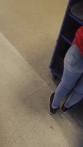 Blonde ex-coworker in tight jeans part 2