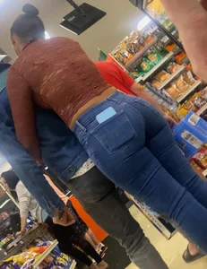 Latina ass in tight jeans