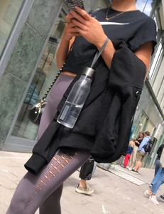 Skinny Teen in grey Leggings Part III - VTL