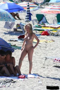 Bunch of sexy ladies on a nude beach