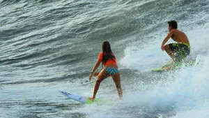 Beach and bikini girls