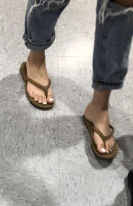 Candid feet