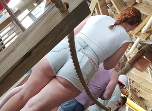 Cheeky Shorts Redhead